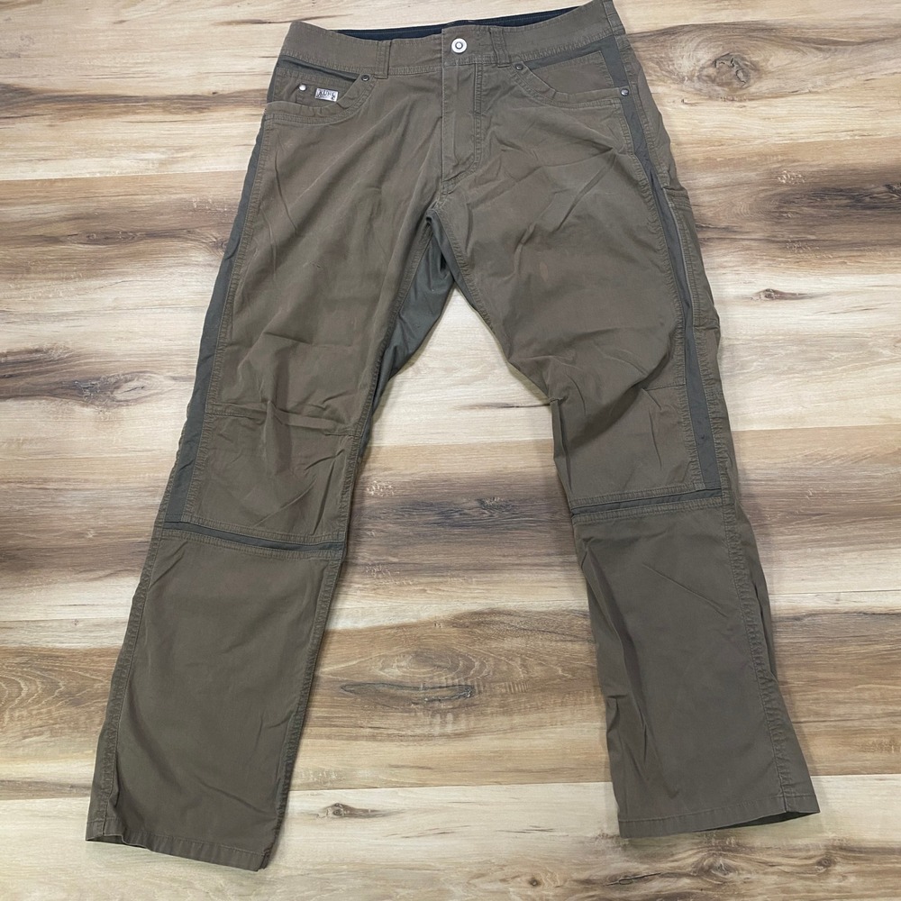 KUHL Radikl Pants 32x30 Hiking Outdoor Cotton Nylon Hybrid Stretch Brown